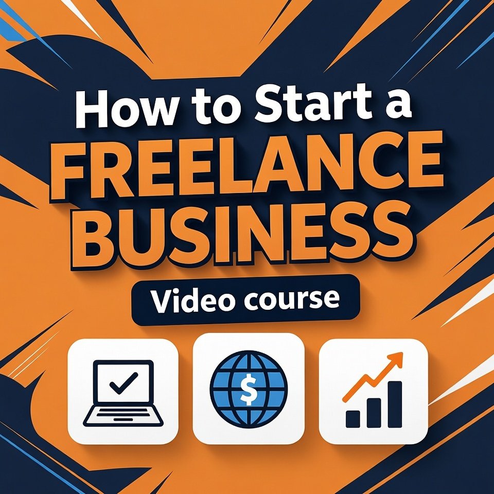 download How to Start a Freelance Business – Vedio Course with Resell Rights - Image 1